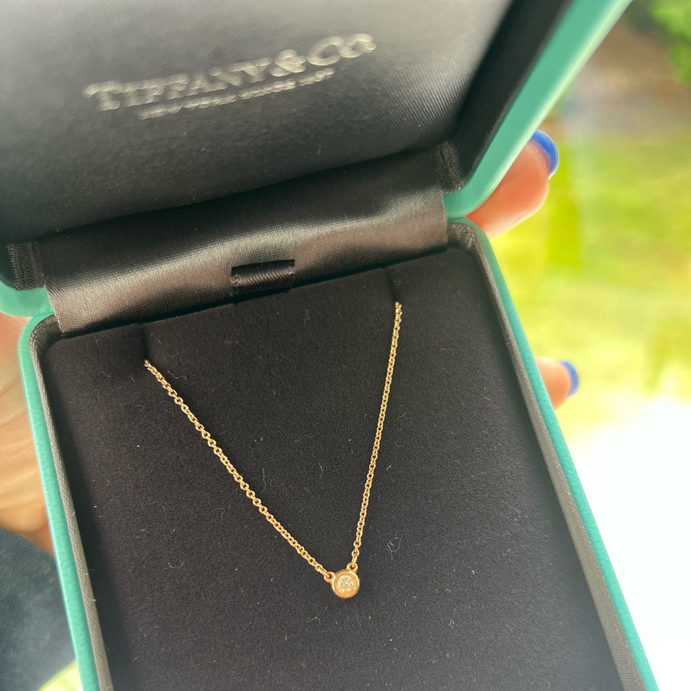 Elsa Peretti® rose gold necklace